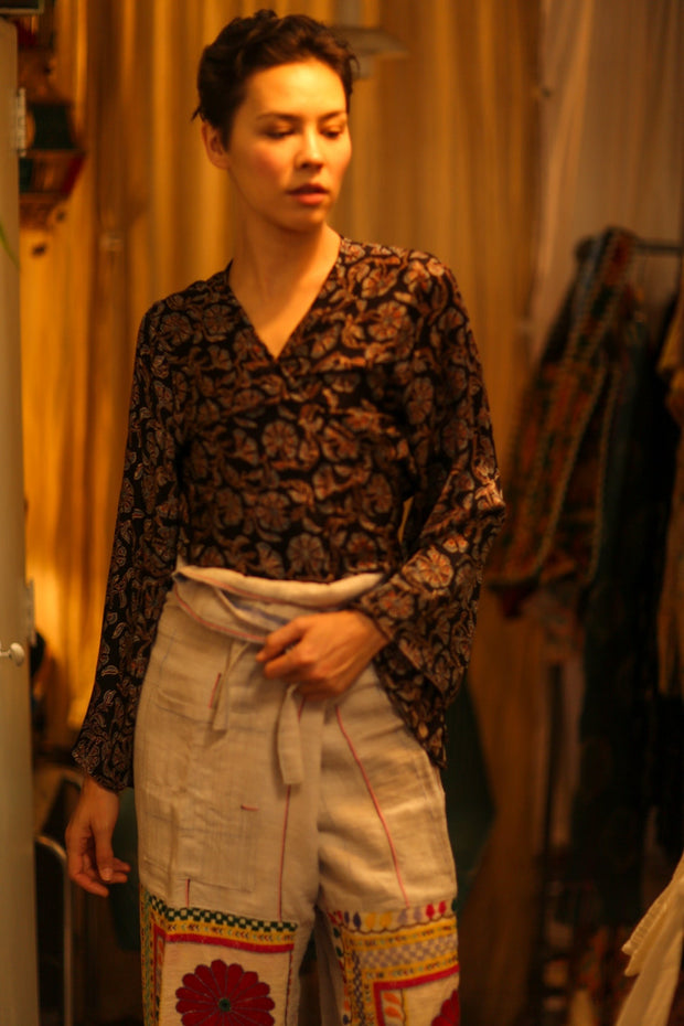 SILK WRAP TOP AURELIA VAVA - MOMO STUDIO BERLIN - Berlin Concept Store - sustainable & ethical fashion