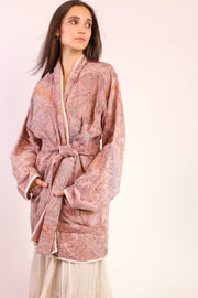 SUZANI EMBROIDERED JACKET COAT AYMA - sustainably made MOMO NEW YORK sustainable clothing, Jacket slow fashion