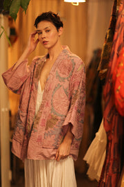 SUZANI SHORT KIMONO MONTY PINK ASSORTED - MOMO STUDIO BERLIN - Berlin Concept Store - sustainable & ethical fashion