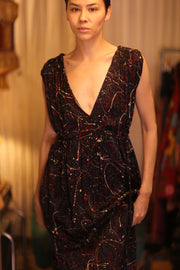 VICTORIA SILK DRESS KIMBER - BANGKOK TAILOR CLOTHING STORE - HANDMADE CLOTHING