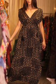 VICTORIA SILK DRESS LAILA - BANGKOK TAILOR CLOTHING STORE - HANDMADE CLOTHING