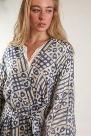 XL SILK KIMONO ADELLA - sustainably made MOMO NEW YORK sustainable clothing, slow fashion