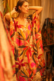 YAYA SILK KAFTAN IN JUNGLE - MOMO STUDIO BERLIN - Berlin Concept Store - sustainable & ethical fashion