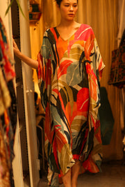 YAYA SILK KAFTAN LINEA MO - MOMO STUDIO BERLIN - Berlin Concept Store - sustainable & ethical fashion
