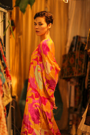 YAYA SILK KAFTAN SUNSET - MOMO STUDIO BERLIN - Berlin Concept Store - sustainable & ethical fashion