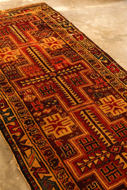 1970’s TURKISH RUNNER KILIM - sustainably made MOMO NEW YORK sustainable clothing, rug slow fashion