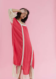 BEACH KAFTAN DRESS HANNELI - sustainably made MOMO NEW YORK sustainable clothing, Boho Chic slow fashion