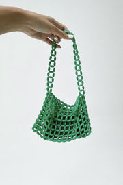 BEADED BAG LARA - sustainably made MOMO NEW YORK sustainable clothing, samplesale1022 slow fashion