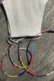 BEADED FACE MASK NECK STRAP NICOLE - sustainably made MOMO NEW YORK sustainable clothing, offerfm slow fashion