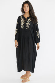 Boho Chic Dress Natalie - sustainably made MOMO NEW YORK sustainable clothing, Boho Chic slow fashion