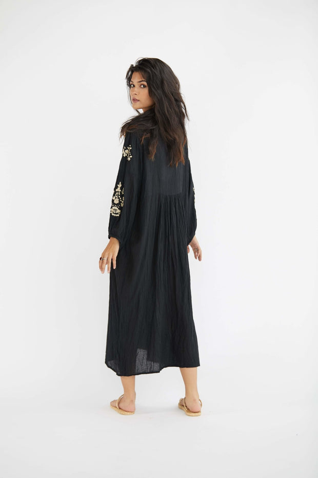 Boho Chic Dress Natalie - sustainably made MOMO NEW YORK sustainable clothing, Boho Chic slow fashion