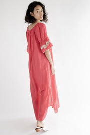 Boho Chic Embroidered Kaftan Dress Cives - sustainably made MOMO NEW YORK sustainable clothing, beachwear slow fashion