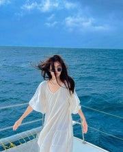 BOHO COTTOB DRESS RAFE - sustainably made MOMO NEW YORK sustainable clothing, dress slow fashion