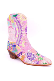 BOOTS GINALYN (PINK) - sustainably made MOMO NEW YORK sustainable clothing, boots slow fashion