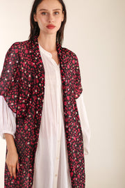 CHIFFON SILK KIMONO DENIA - sustainably made MOMO NEW YORK sustainable clothing, slow fashion