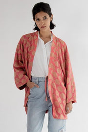 Chiffon Silk Kimono Jacket Yayaoi - sustainably made MOMO NEW YORK sustainable clothing, Kimono slow fashion