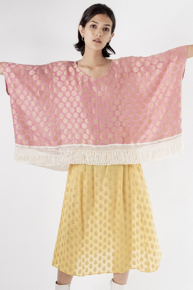 Chiffon Silk Top Hitomi - sustainably made MOMO NEW YORK sustainable clothing, Boho Chic slow fashion