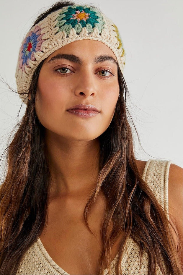 CROCHET EAR WARMERS - sustainably made MOMO NEW YORK sustainable clothing, crochet slow fashion