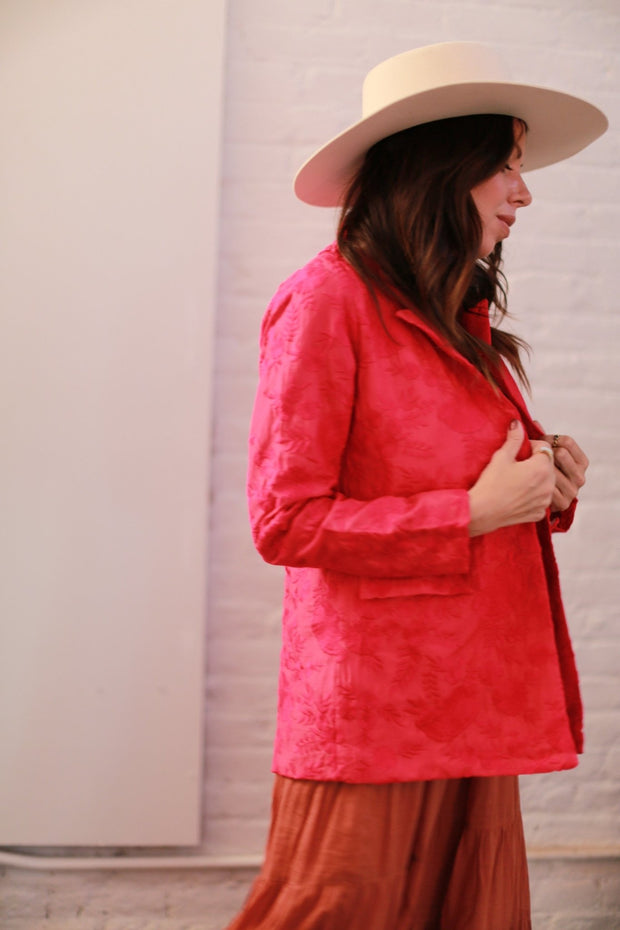 EMBROIDERED JACKET KILDA - sustainably made MOMO NEW YORK sustainable clothing, offer slow fashion