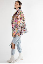 FRIDA VINTAGE PATCHWORK BLAZER X FREE PEOPLE - sustainably made MOMO NEW YORK sustainable clothing, fall22 slow fashion