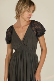 HECATE COTTON DRESS - sustainably made MOMO NEW YORK sustainable clothing, dress slow fashion