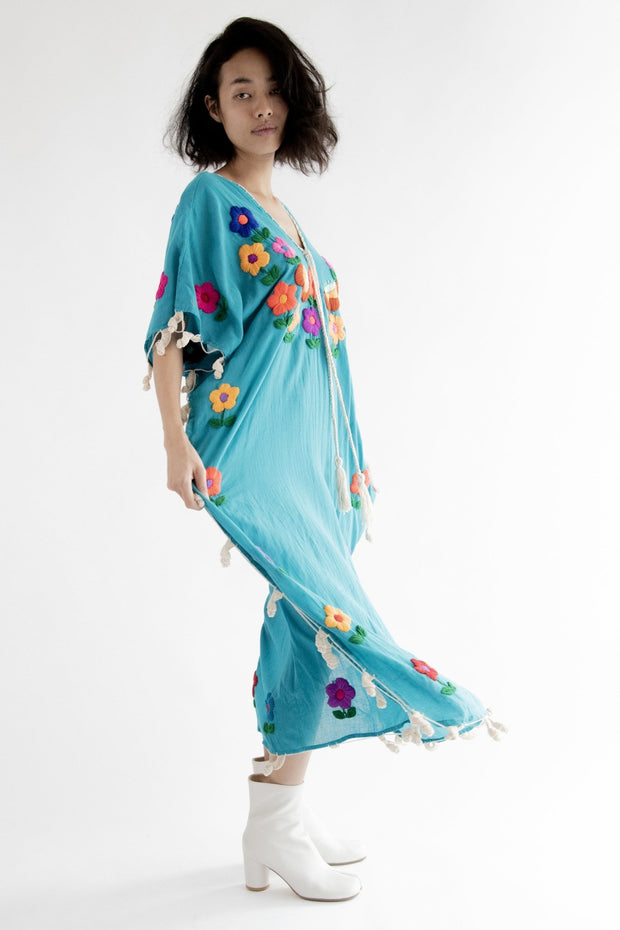 Kaftan Chirico - sustainably made MOMO NEW YORK sustainable clothing, Boho Chic slow fashion