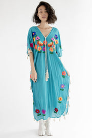 Kaftan Chirico - sustainably made MOMO NEW YORK sustainable clothing, Boho Chic slow fashion