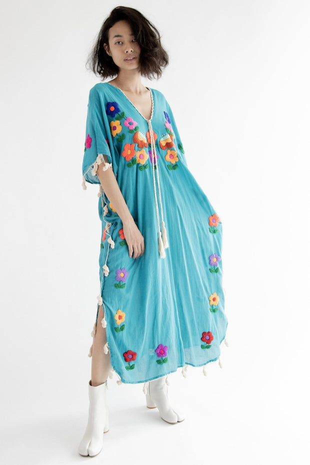 Kaftan Chirico - sustainably made MOMO NEW YORK sustainable clothing, Boho Chic slow fashion