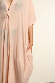 KAFTAN DRESS AMARIA - sustainably made MOMO NEW YORK sustainable clothing, kaftan slow fashion