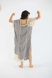 Kaftan Issa - sustainably made MOMO NEW YORK sustainable clothing, Boho Chic slow fashion