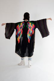 Kaftan Kimono Bila - sustainably made MOMO NEW YORK sustainable clothing, Boho Chic slow fashion