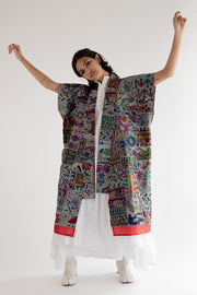 Kimono Coat Kusama - sustainably made MOMO NEW YORK sustainable clothing, Kimono slow fashion