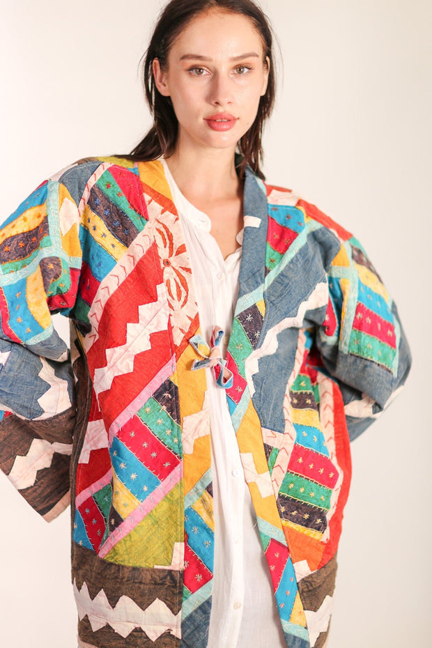 KIMONO JACKET JOHANNA - sustainably made MOMO NEW YORK sustainable clothing, Jacket slow fashion