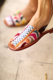 LEATHER SANDALS FRANCES - sustainably made MOMO NEW YORK sustainable clothing, mules slow fashion