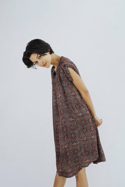 MODAL SILK SUMMER DRESS AMANDA - sustainably made MOMO NEW YORK sustainable clothing, kaftan slow fashion