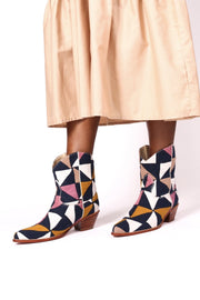 MOSAIC BOOTIES X FREE PEOPLE - sustainably made MOMO NEW YORK sustainable clothing, slow fashion