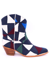 MOSAIC WESTERN BOOTS X FREE PEOPLE - sustainably made MOMO NEW YORK sustainable clothing, boots slow fashion