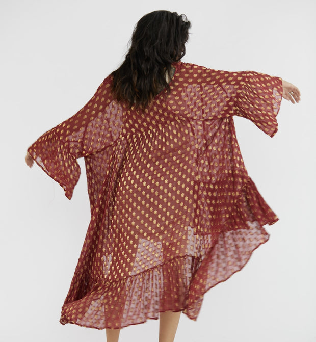 OVERSIZE KAFTAN DRESS OLIVIA - sustainably made MOMO NEW YORK sustainable clothing, kaftan slow fashion