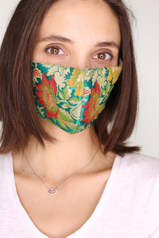 SILK FACE MASK KARU - sustainably made MOMO NEW YORK sustainable clothing, slow fashion