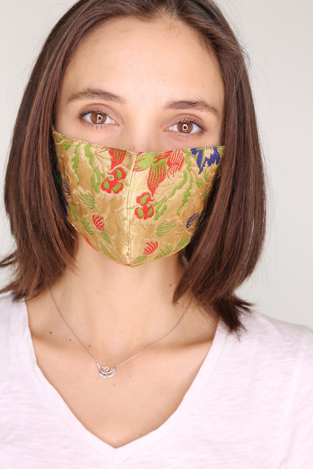 SILK FACE MASK KARU - sustainably made MOMO NEW YORK sustainable clothing, slow fashion