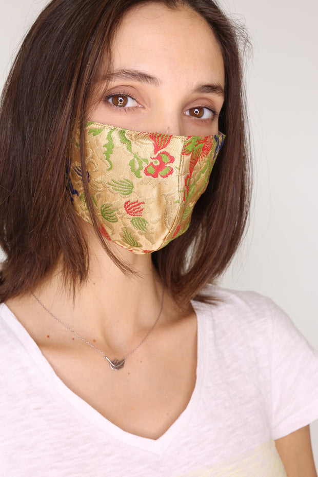 SILK FACE MASK KARU - sustainably made MOMO NEW YORK sustainable clothing, slow fashion