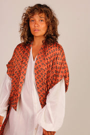 SILK KIMONO ANNIKA - sustainably made MOMO NEW YORK sustainable clothing, kimono slow fashion