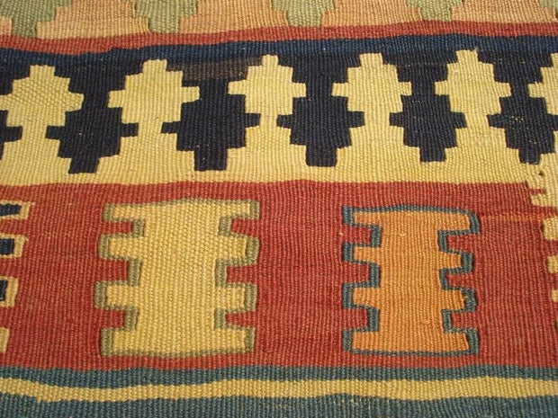 Size,9.3 x 3.11 Ft,Kilim Rug,VintageTurkish Kilim Rug,Flat-weave Kilim Rug - sustainably made MOMO NEW YORK sustainable clothing, rug slow fashion