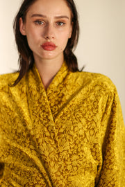 VELVET KIMONO ÖNDRA - sustainably made MOMO NEW YORK sustainable clothing, slow fashion