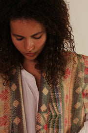 VEST WANISSA KANTHA VINTAGE QUILT - sustainably made MOMO NEW YORK sustainable clothing, slow fashion