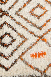 vintage moroccan rug from Beni mguild, berber handmade area rug - sustainably made MOMO NEW YORK sustainable clothing, rug slow fashion