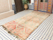 vintage moroccan rug from Beni mguild, berber handmade area rug - sustainably made MOMO NEW YORK sustainable clothing, rug slow fashion