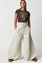 WIDE LEG PANTS SANDY - sustainably made MOMO NEW YORK sustainable clothing, pants slow fashion